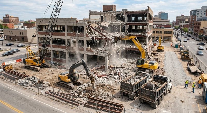 Commercial Property Demolition in Sacramento, CA